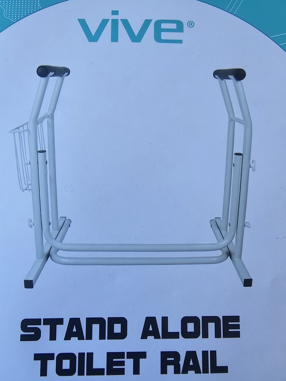 VIVE Stand-Alone Toilet Support Rail – Never Used